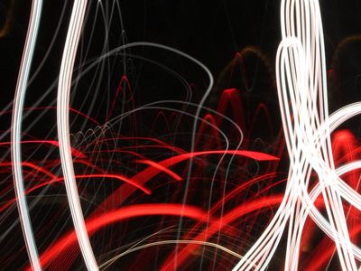 Abstract image showing fluid lines of movement.